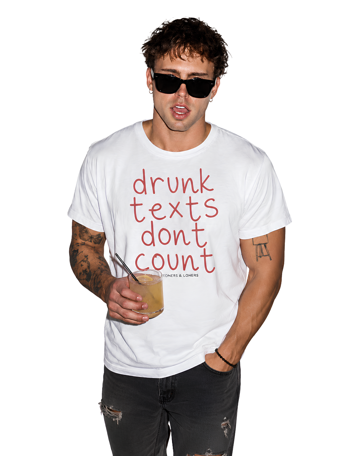 Drunk Acts Regular Fit Tee