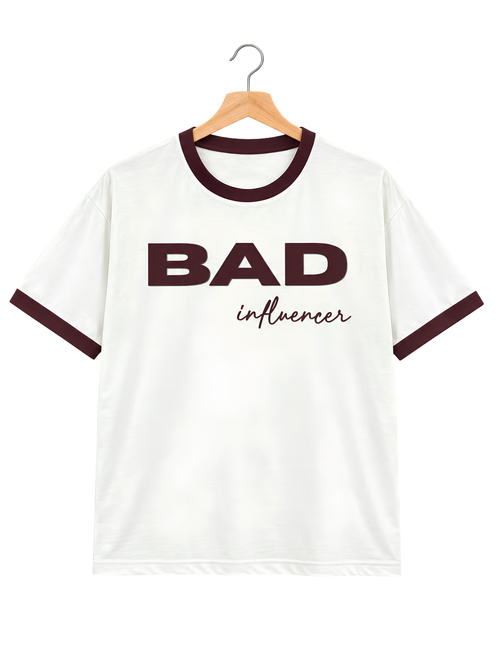 BAD influencer Ringer Tee