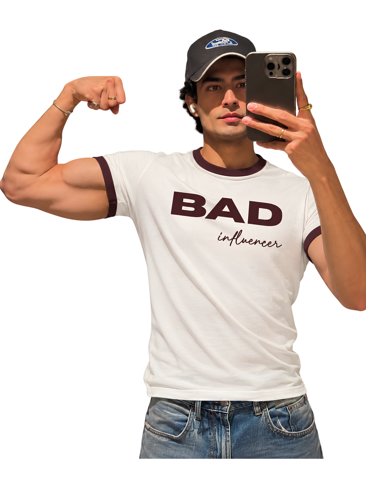 BAD influencer Ringer Tee