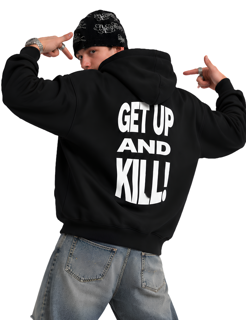 Get Up And Kill Pullover Hoodie