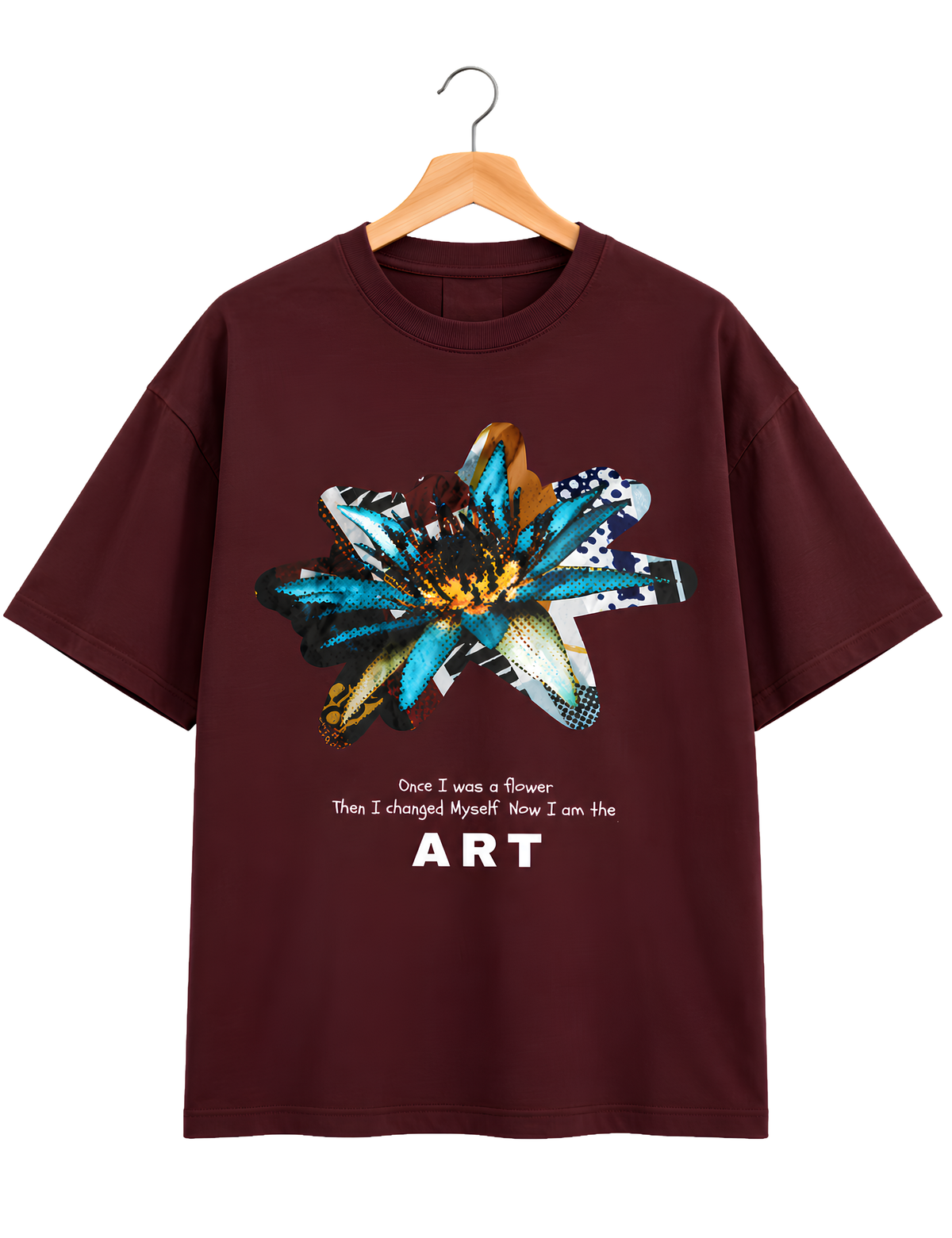 Flower ART Oversized Tee