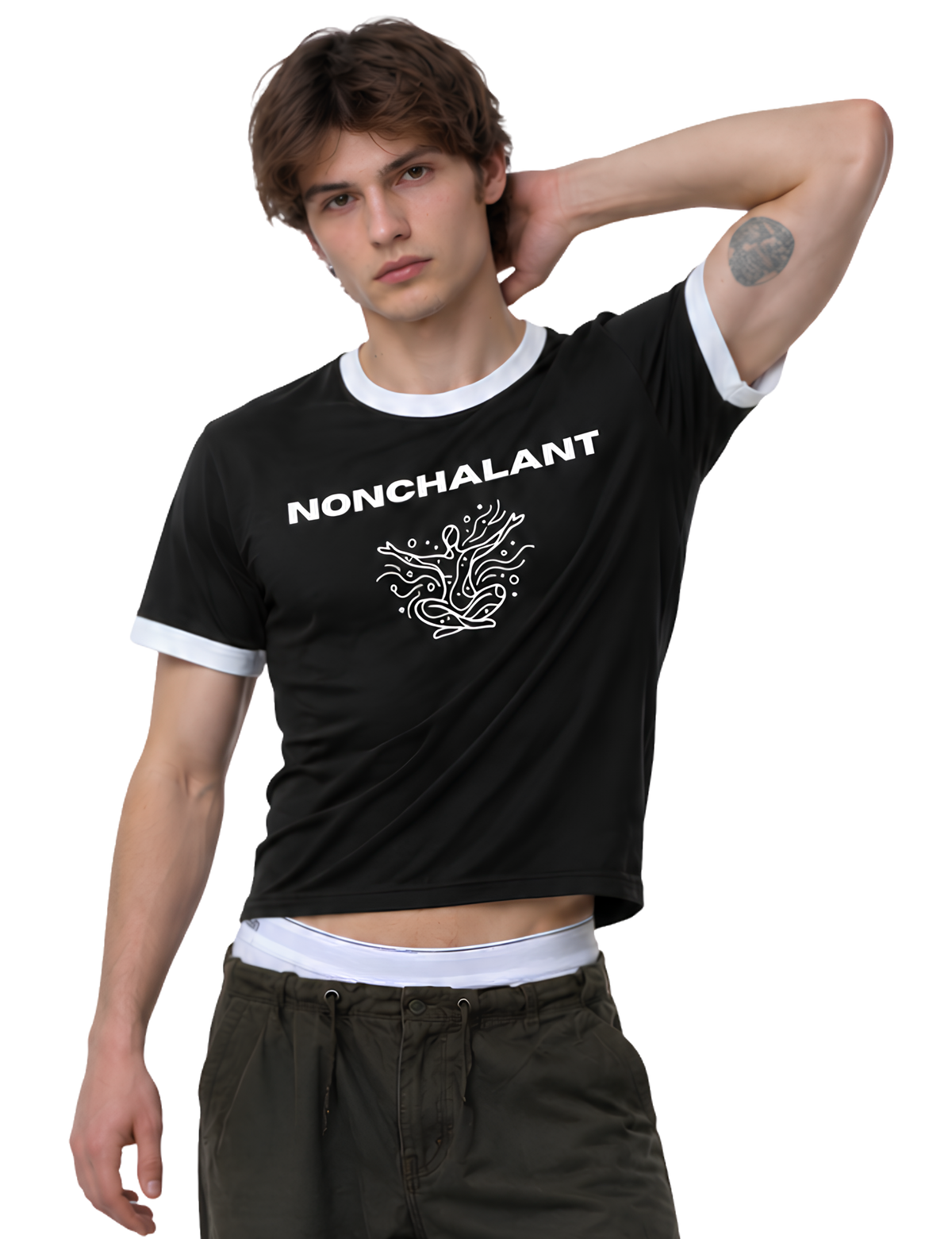 Nonchalant Ringer Tee