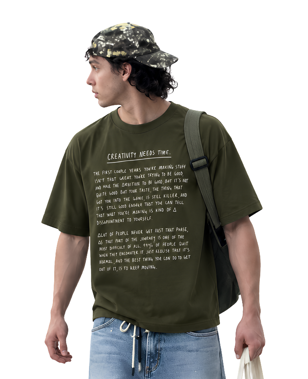 About Creativityyy Oversized Tee