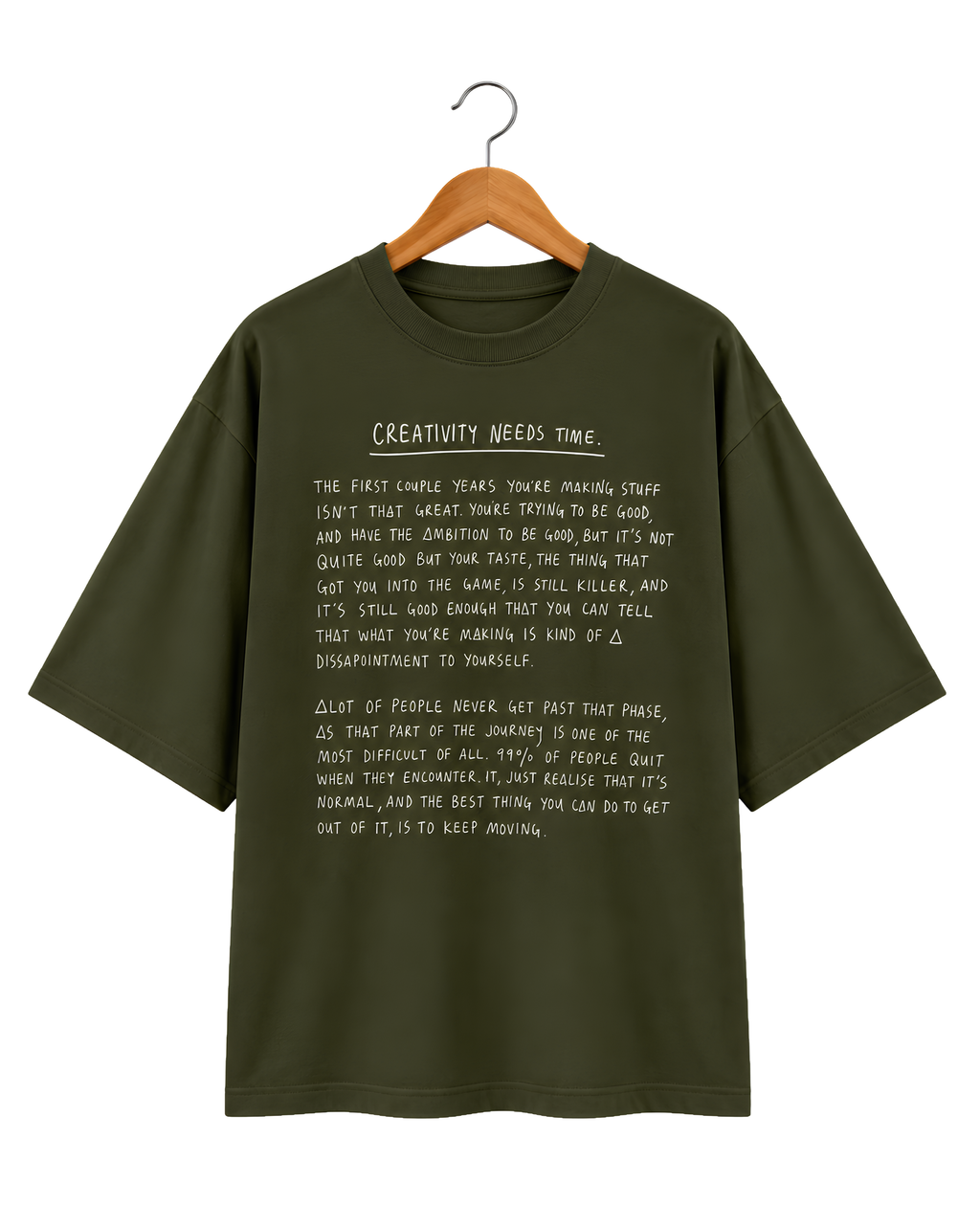 About Creativityyy Oversized Tee