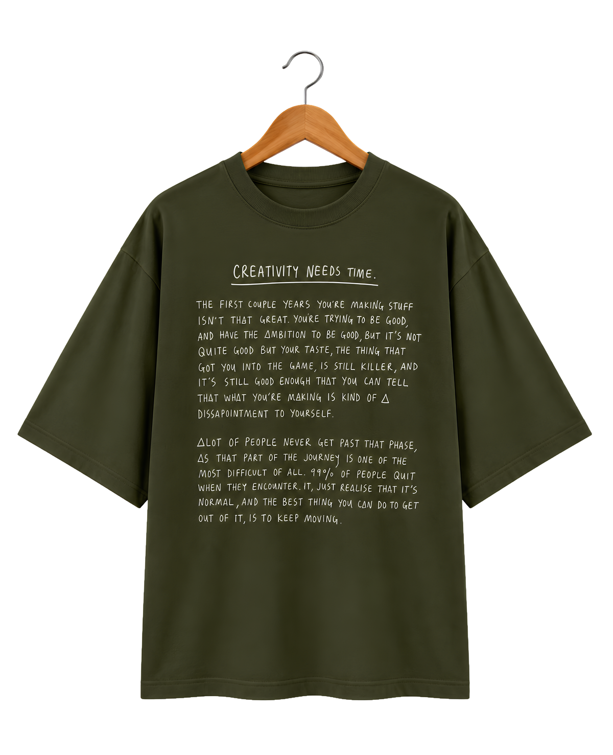 About Creativityyy Oversized Tee