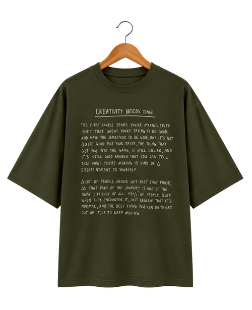 About Creativityyy Oversized Tee