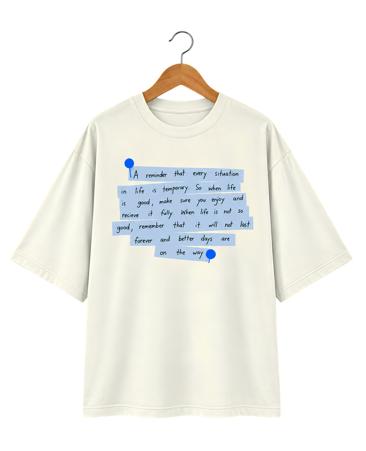 Live The Life Oversized Tee