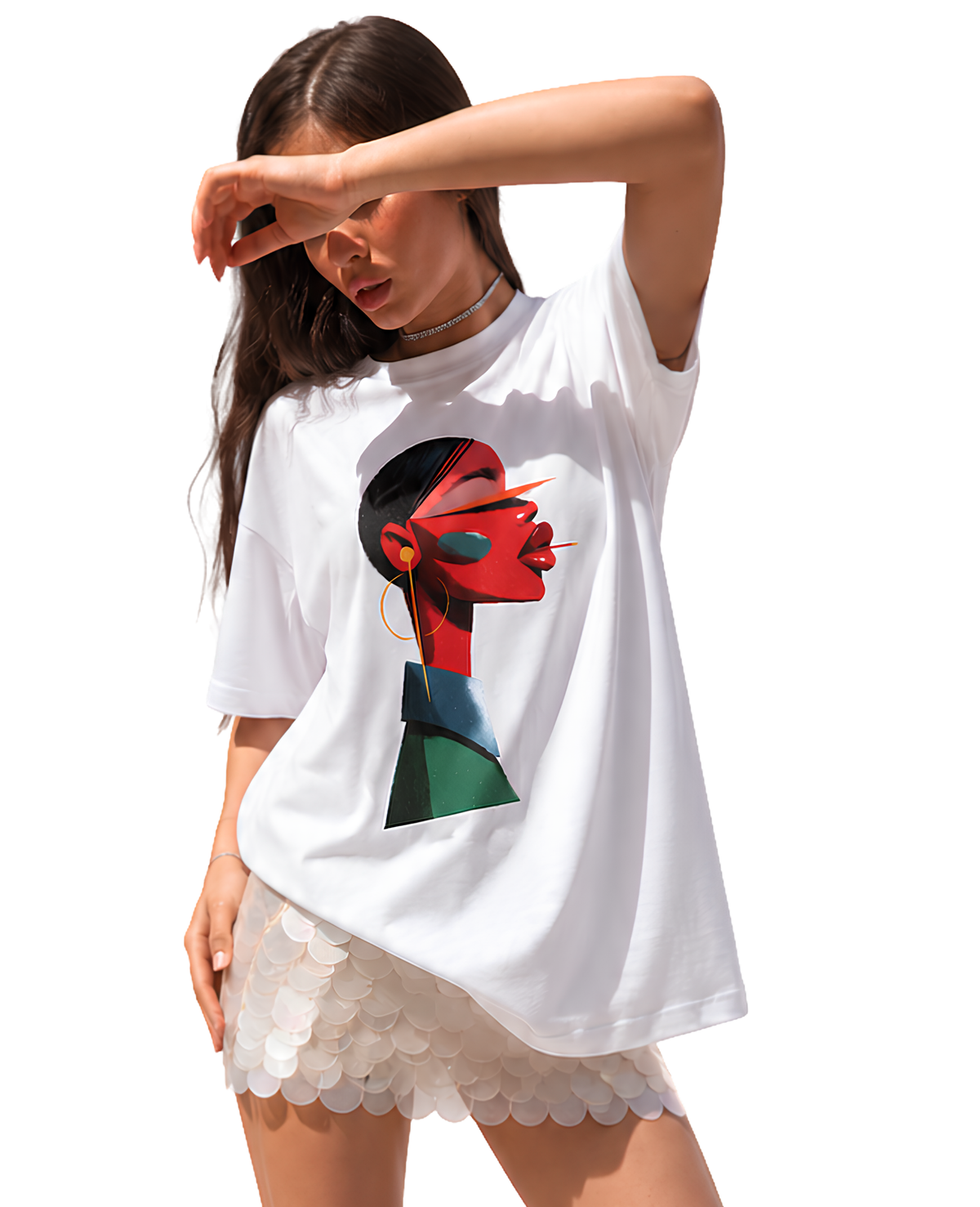 Gloss Oversized Tee