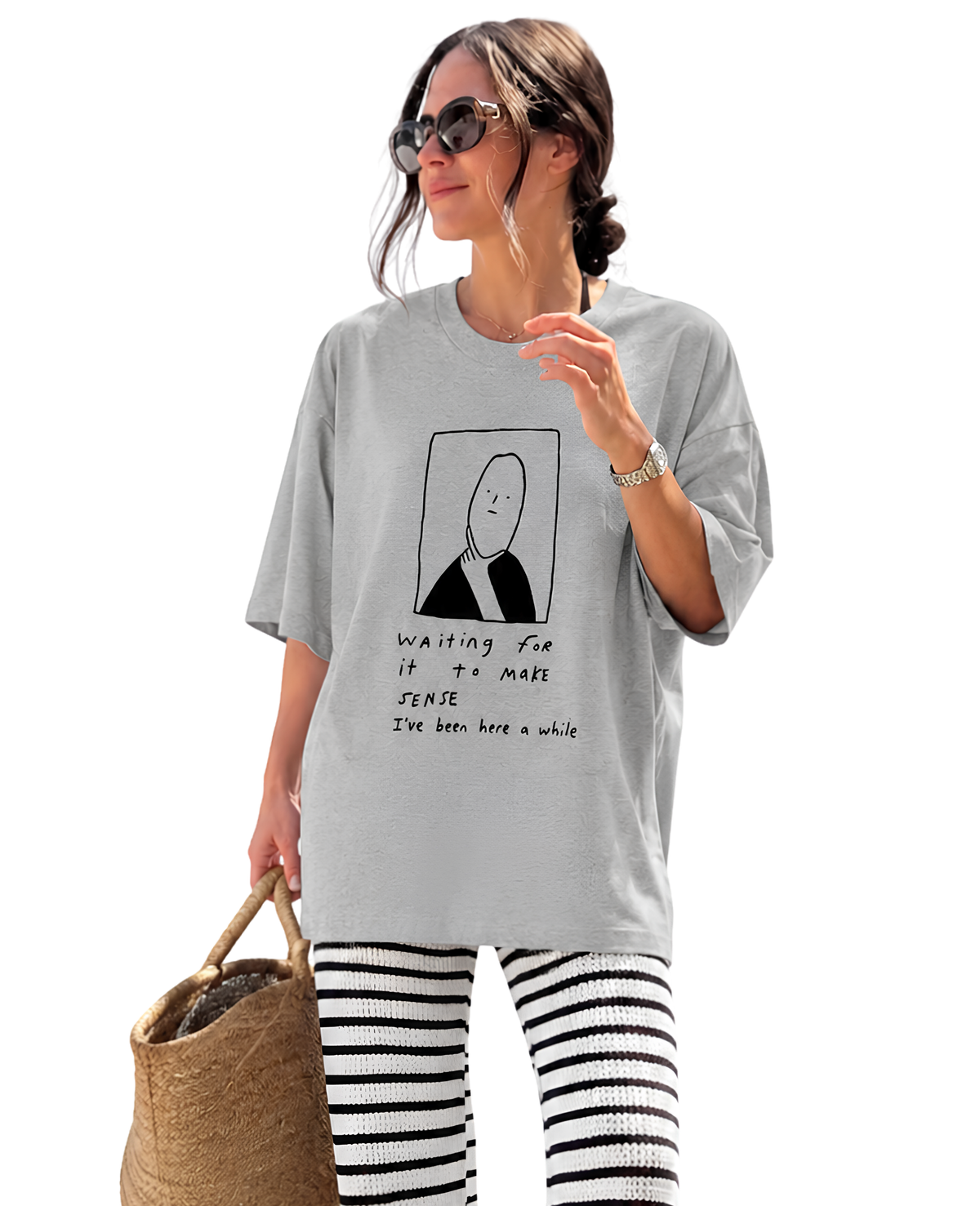 Still Waiting Oversized T-Shirt