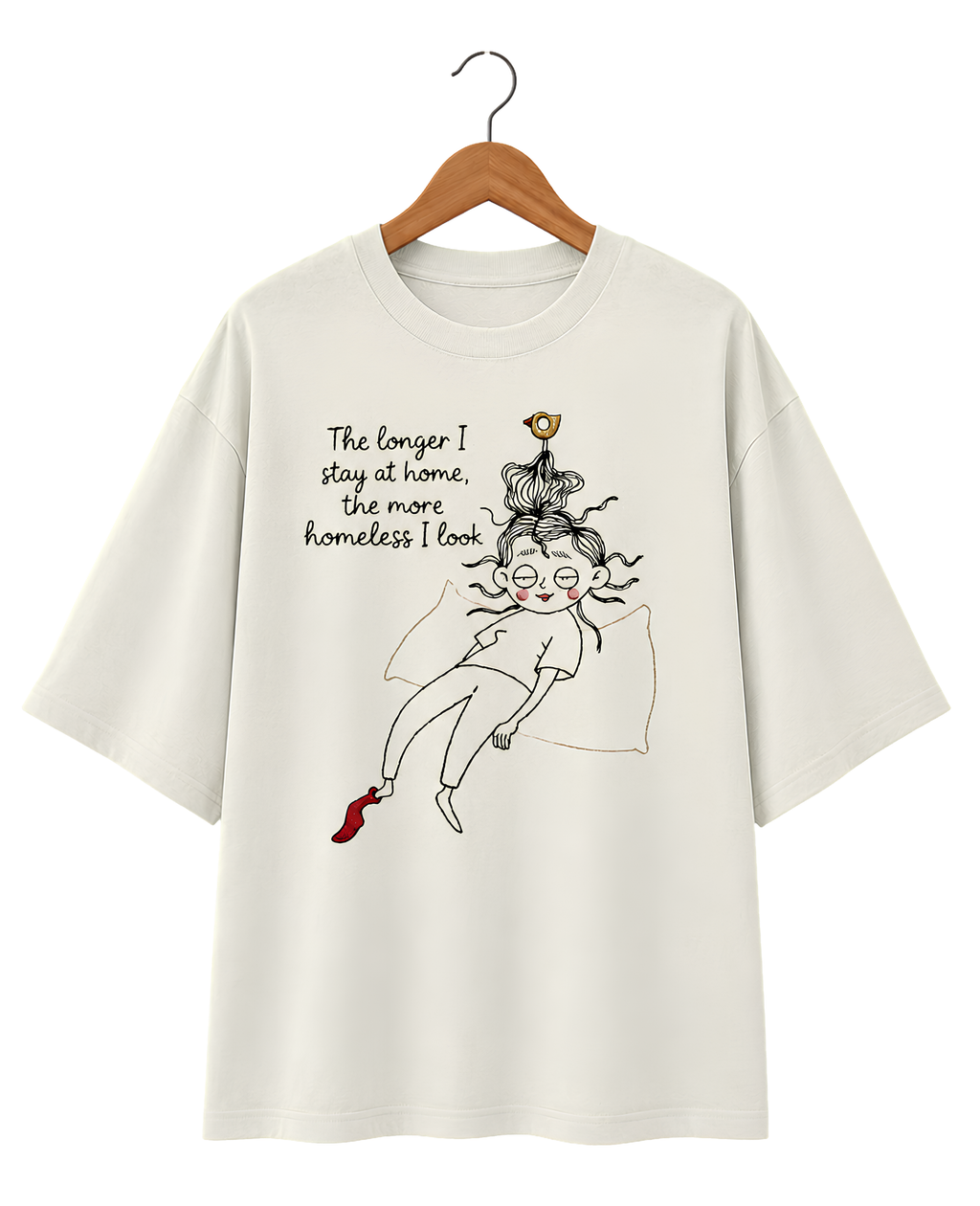 Homeless at Home Oversized T-Shirt