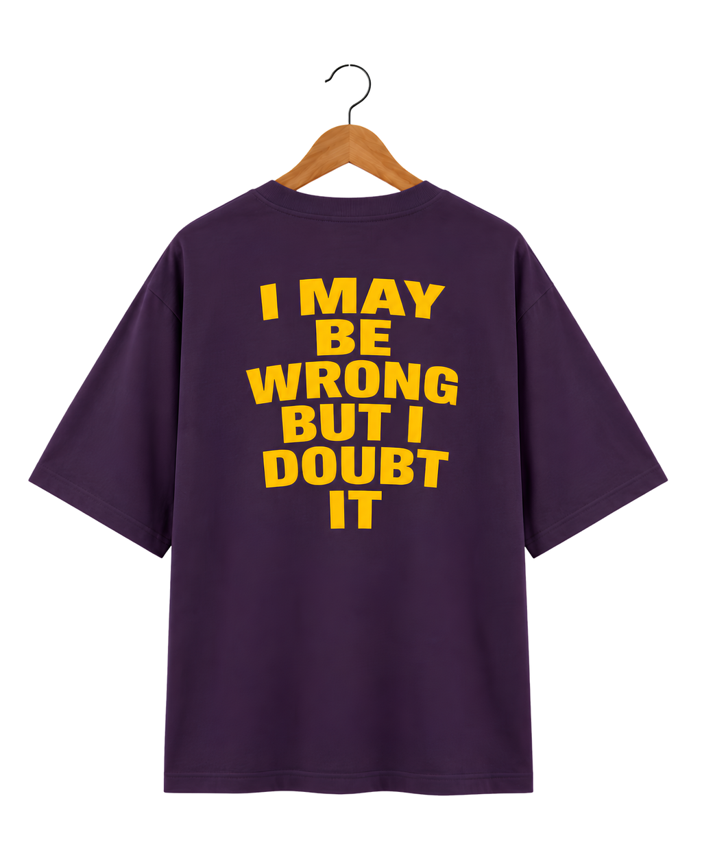 Might Wrong Oversized Tee