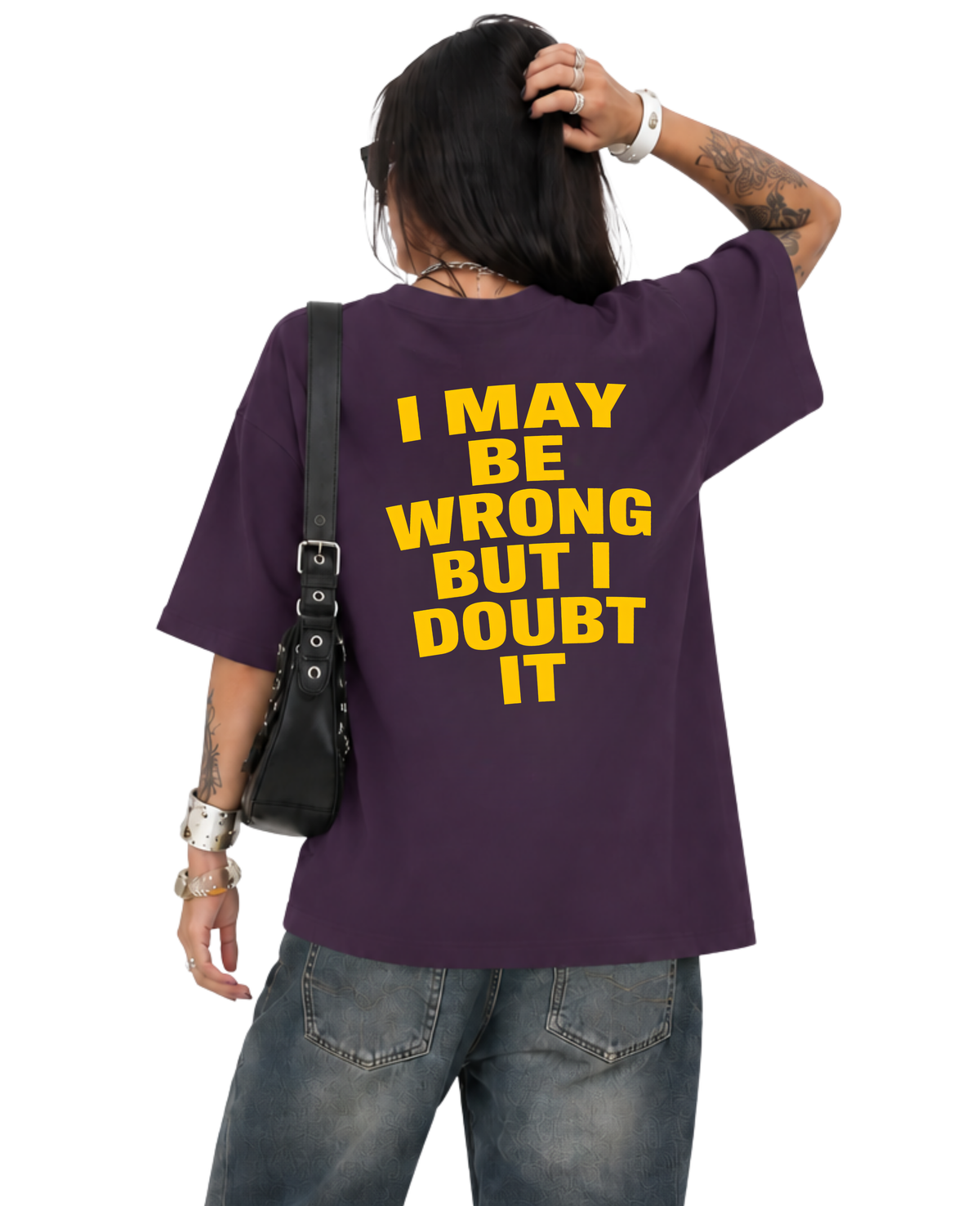 Might Wrong Oversized Tee