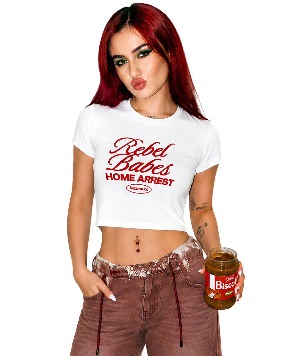 Home Arrest Crop Top