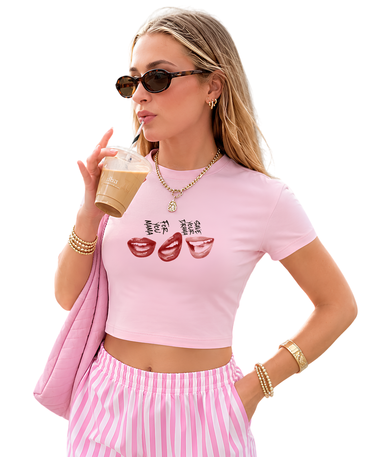Save Your Drama Crop Top