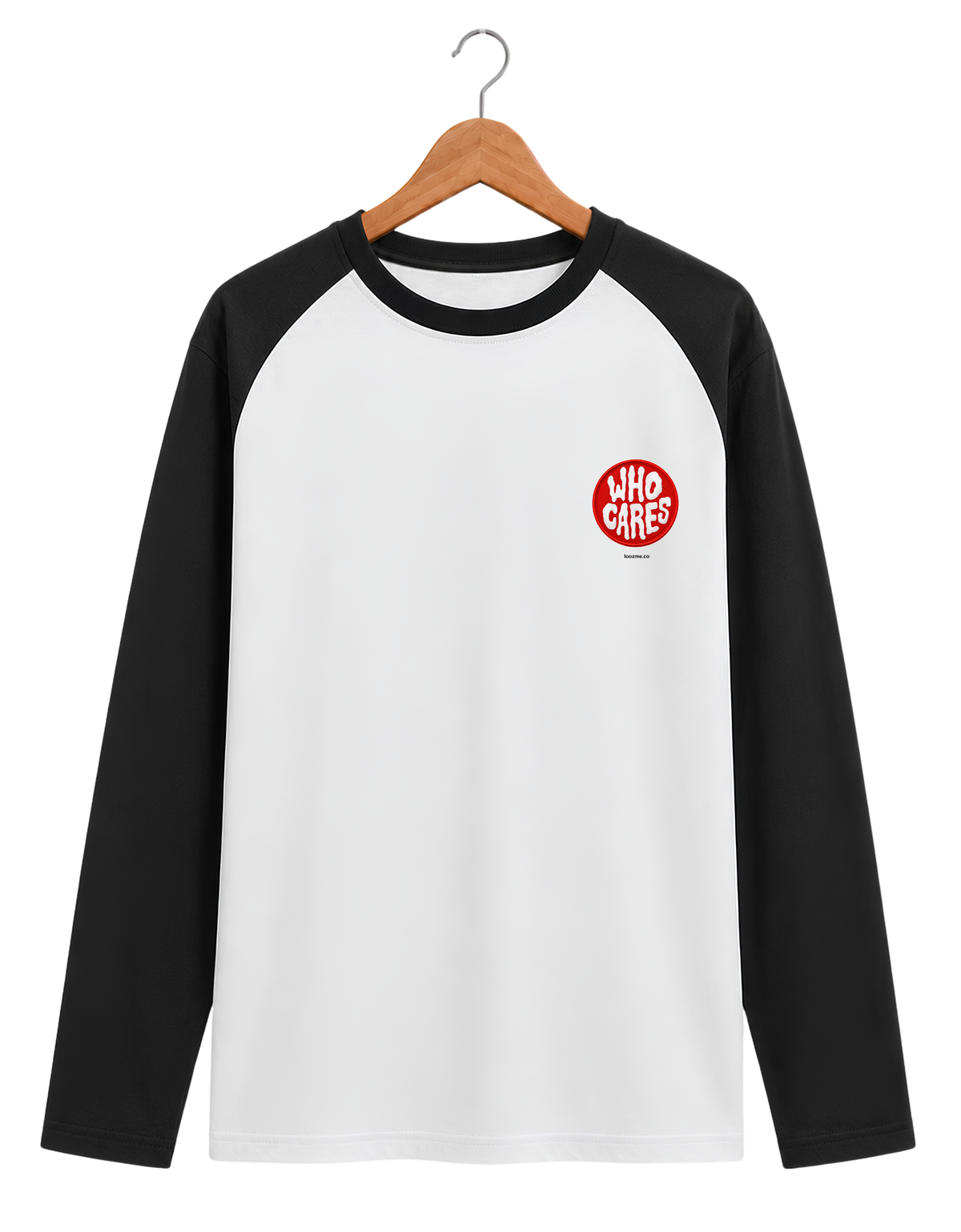 Who Cares Raglan Tee