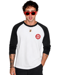 Who Cares Raglan Tee