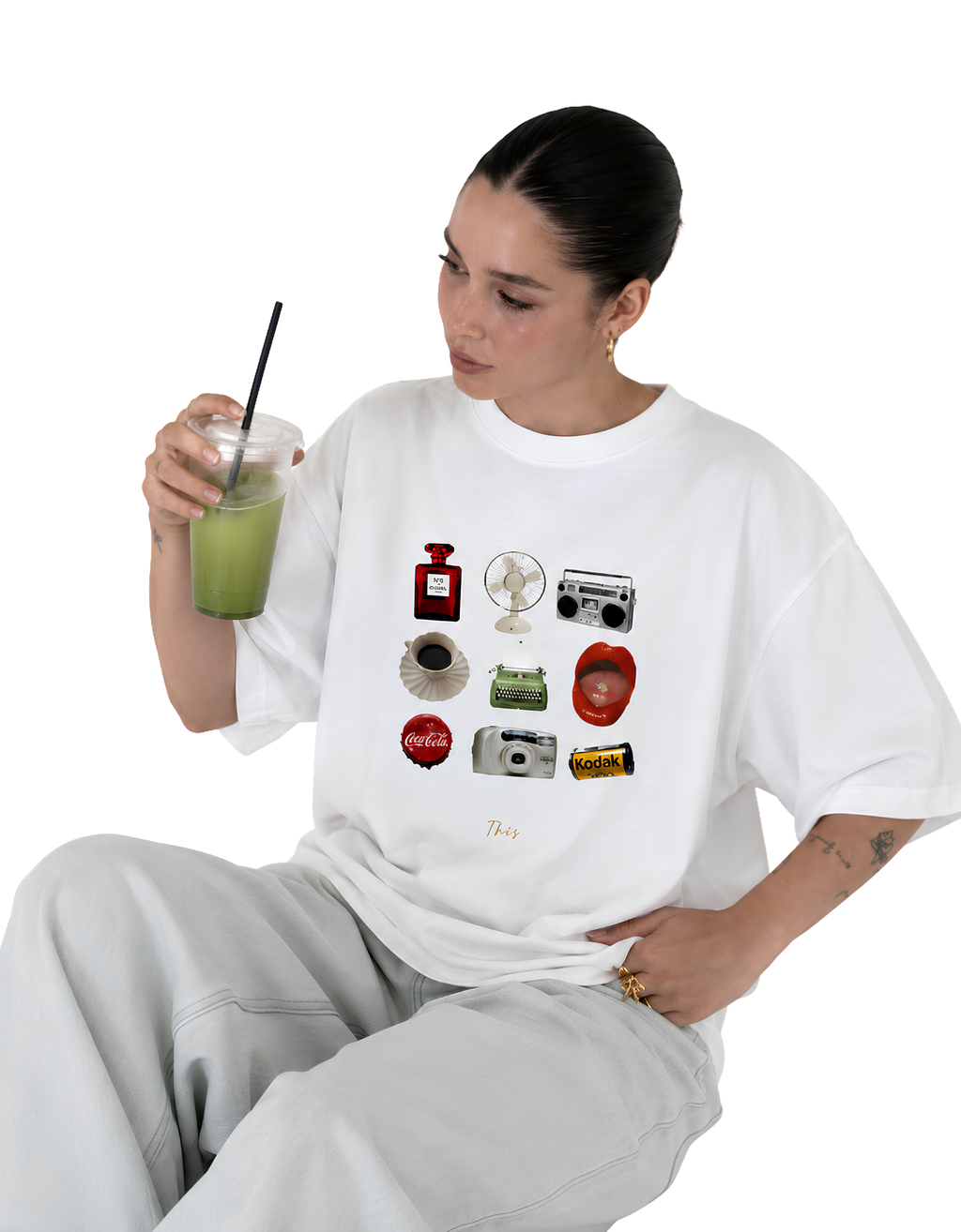 Life Frame Oversized Tee
