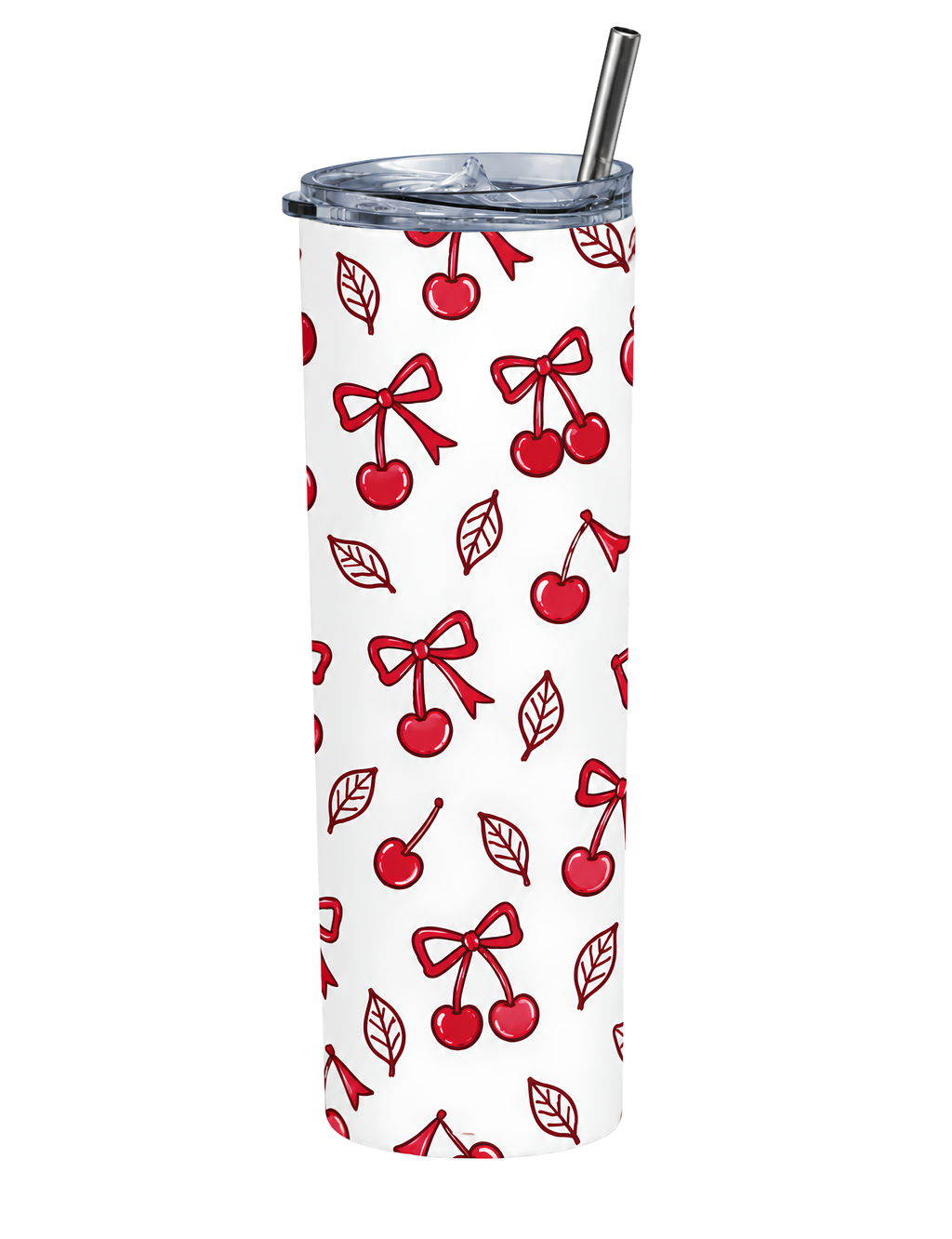 Cherry with Leaf Tumbler