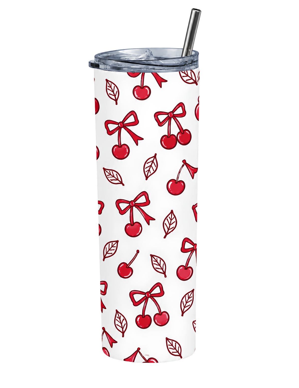 Cherry with Leaf Tumbler
