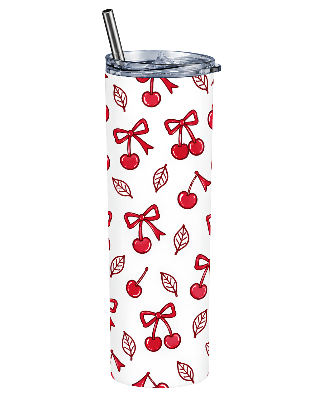 Cherry with Leaf Tumbler